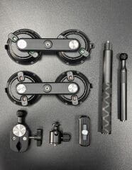 Araba Dış Çekim İçin Aksiyon Kameralar İle Uyumlu 4 Ayaklı Vantuz Çekim Seti