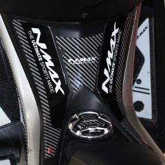 GP Kompozit Yamaha NMAX 125 / 155 2015-2020 Uyumlu Tank Pad Siyah-Karbon