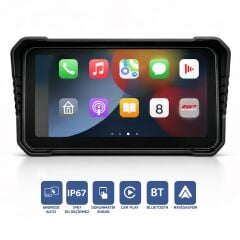 GP VOVEL M-790 6.25” Ekran Ön Arka Kameralı Motosiklet CarPlay Android Auto Multimedya Navigasyon Sistemi