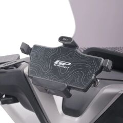 GP Kompozit TTR08 Universal 360° Yatay / Dikey Titreşim Modüllü Telefon Tutucu Siyah-Beyaz