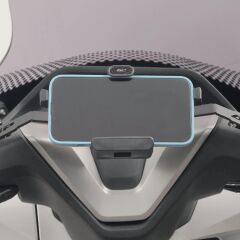 GP Kompozit TTR08 Universal 360° Yatay / Dikey Titreşim Modüllü Telefon Tutucu Siyah-Beyaz