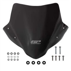 GP Kompozit Honda CB500F 2014-2020 Uyumlu Kısa Ön Cam Siyah