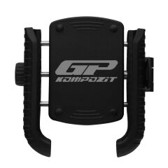 GP Kompozit Honda Forza 250 2018-2026 Uyumlu Titreşim Modüllü Telefon Tutucu Siyah