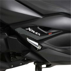 GP Kompozit Yamaha XMAX 2018-2022 Uyumlu Yan Pad Seti Siyah-Karbon