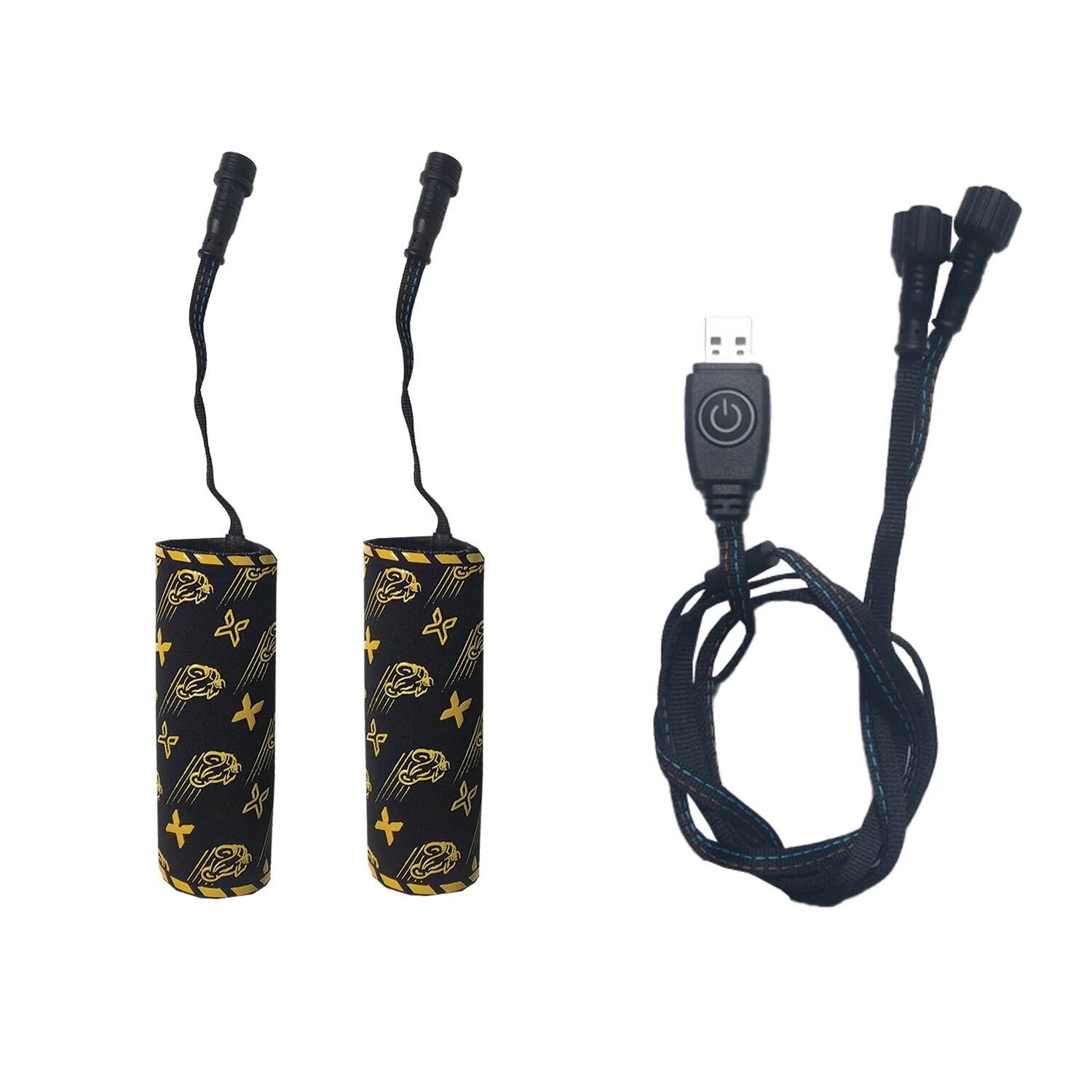 GP Kompozit ELC002 Universal 5 Kademeli Isıtmalı Motosiklet Elcik Seti