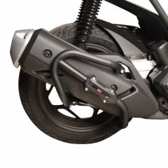 GP Kompozit Honda PCX 125 2021-2025 Uyumlu Egzoz Koruma Demiri Siyah