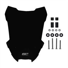 GP Kompozit Yamaha NMAX 125 / 155 2015-2020 Uyumlu Ön Cam Siyah