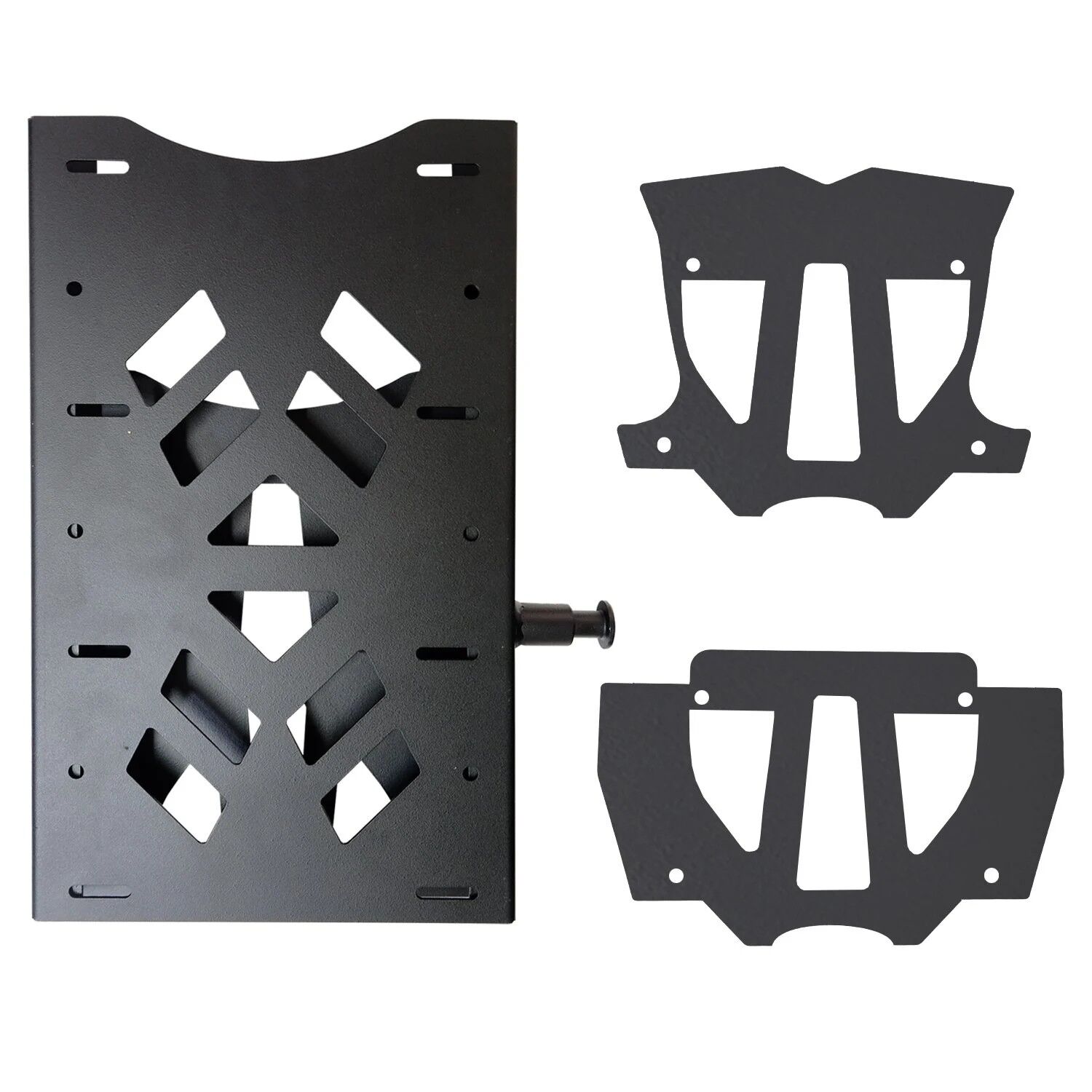 GP Kompozit Yamaha NMAX 125 / 155 2021-2025 Uyumlu Pratik Tak-Çıkar Kızaklı Arka Çanta Demiri Siyah