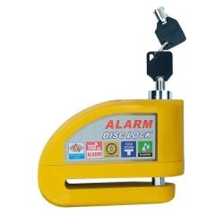 GP Kompozit DSK004 Universal Alarmlı Motosiklet Disk Kilidi Sarı