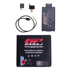 GP Garaj TKP001 Motosiklet Takip Ve Güvenlik Sistemi + Blokaj Sistemi + 1 Yıllık Lisans