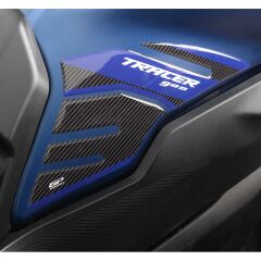 GP Kompozit Yamaha MT-09 Tracer 2015-2020 Uyumlu Tank Pad Seti Mavi-Karbon