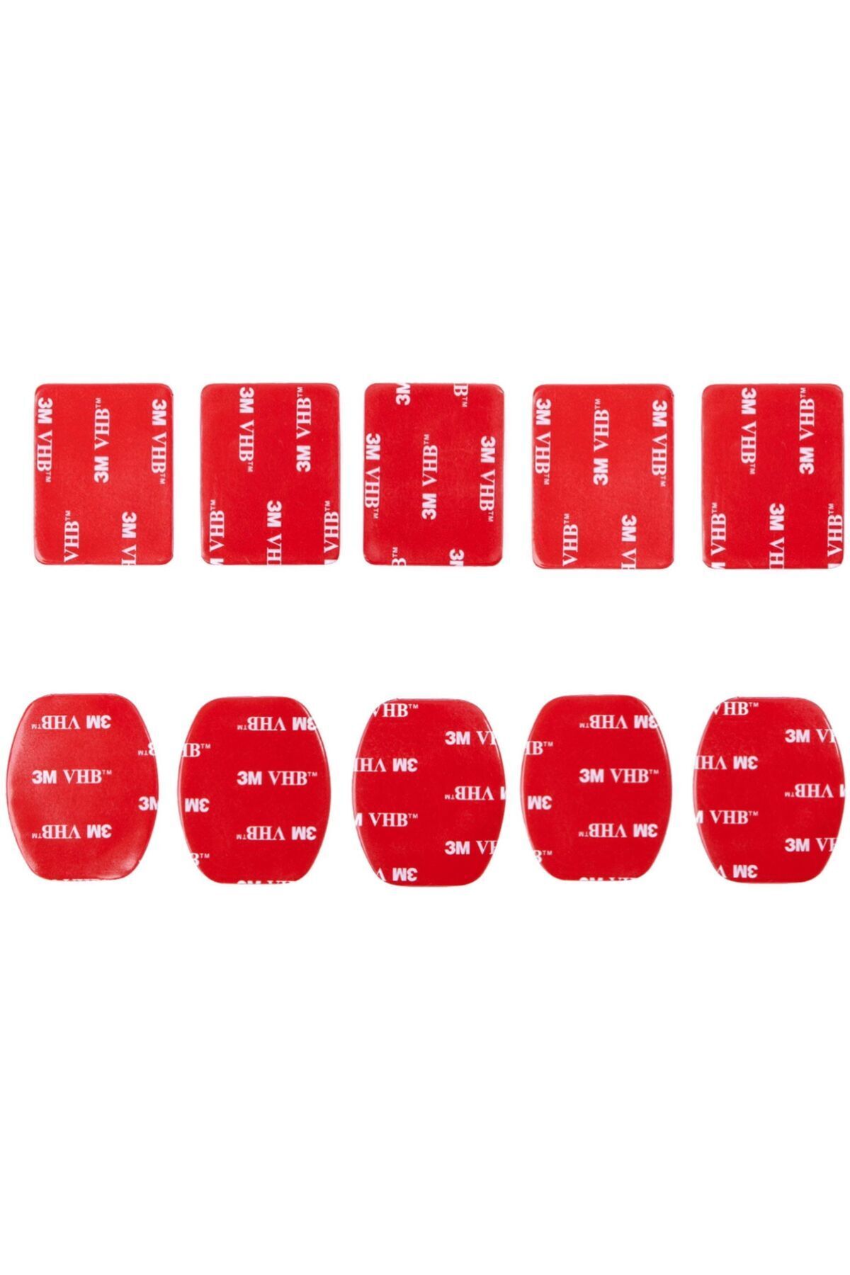 EKEN Sjcam GoPro Uyumlu 5 Düz 5 Eğimli 3m Yapışkan Bant