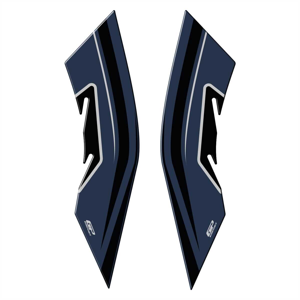 GP Kompozit Honda PCX 125 2021-2024 Uyumlu Yan Ayak Pad Mavi
