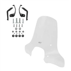 GP Kompozit Lambretta V125 / V200 Special 2021-2023 Uyumlu Ön Cam Şeffaf
